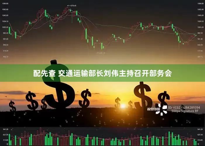 配先查 交通運輸部長劉偉主持召開部務會