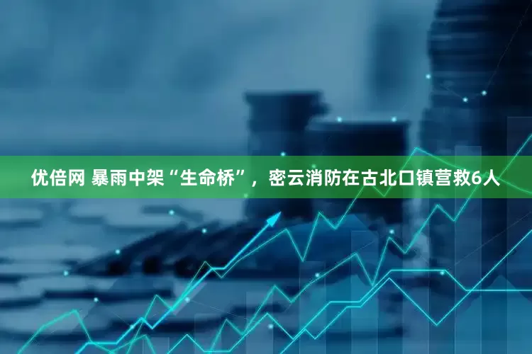優(yōu)倍網(wǎng) 暴雨中架“生命橋”，密云消防在古北口鎮(zhèn)營(yíng)救6人